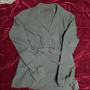 Gray dress shirt